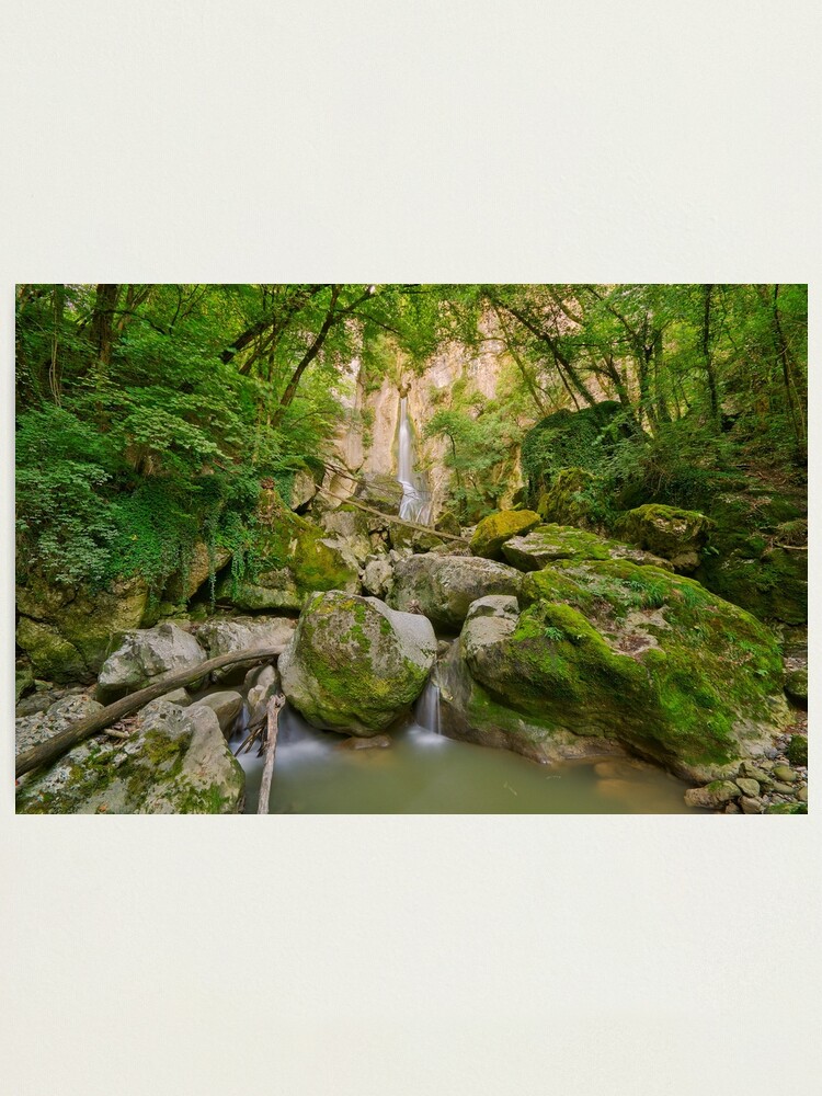 Alternate view of Going to Barbennaz waterfall Photographic Print