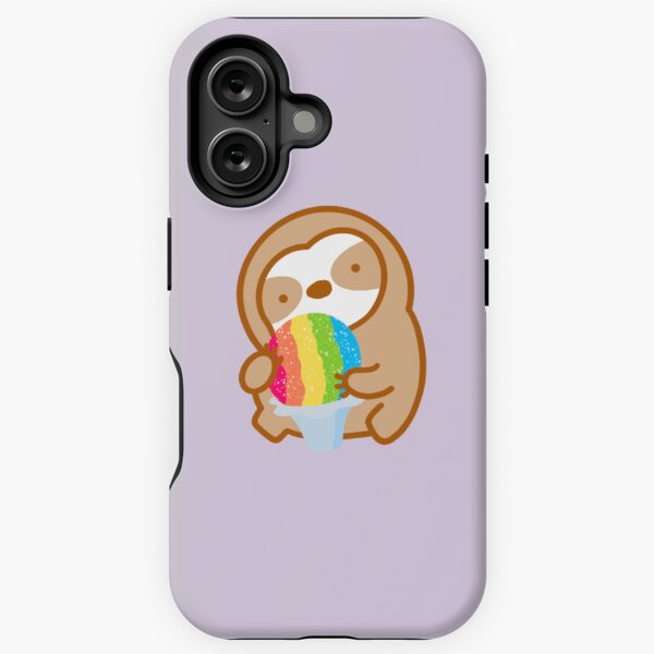 Item preview, Cute Rainbow Shave Ice Sloth  designed and sold by theslothinme.