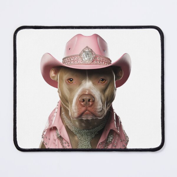 Item preview, Western Pink Pitbull designed and sold by poshprintlab.