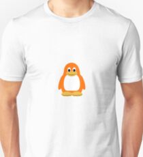 Orange Penguin Unisex T-Shirt