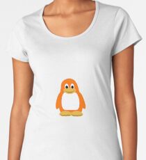 Orange Penguin Women's Premium T-Shirt