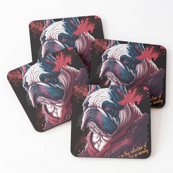Item preview, Bulldog Ninja: Brave Defender designed and sold by Omarupattern51.
