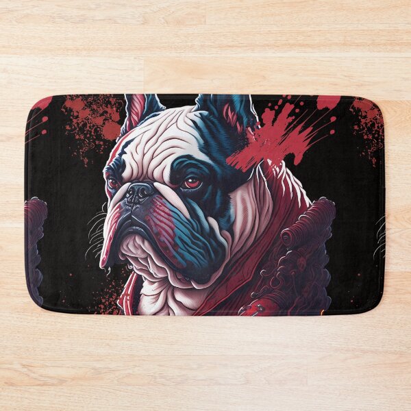 Item preview, Bulldog Ninja: Brave Defender designed and sold by Omarupattern51.