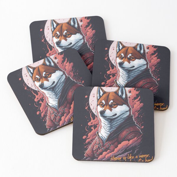 Item preview, Night Guardian: Shiba Inu Ninja designed and sold by Omarupattern51.