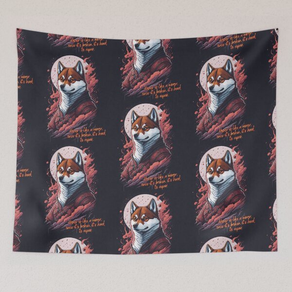 Item preview, Night Guardian: Shiba Inu Ninja designed and sold by Omarupattern51.