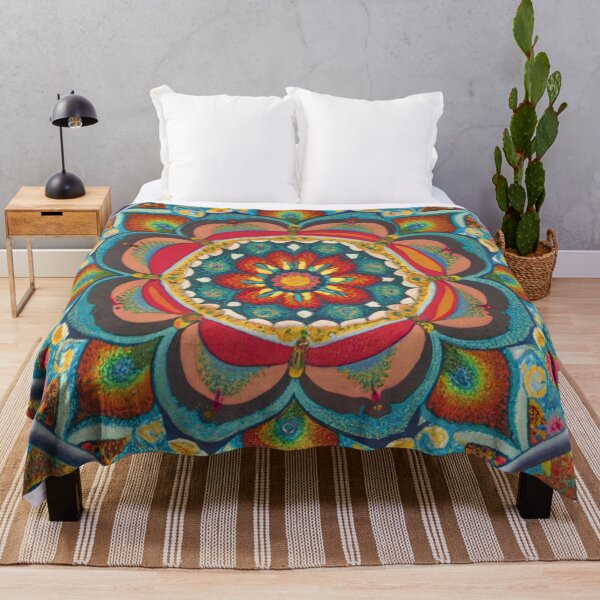 Artikelvorschau, Mystische Boho-Mandala-Blumendesigns für Zen-Leben entworfen und verkauft von Tamas Das.