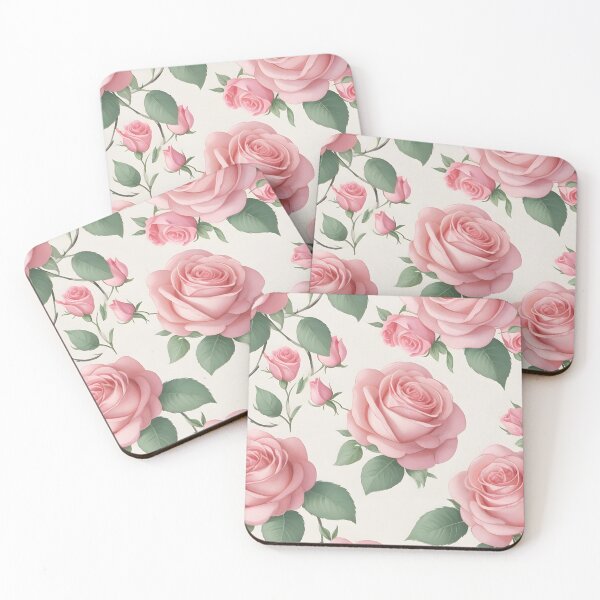 Item preview, The wave of pink roses designed and sold by PatDoArt.