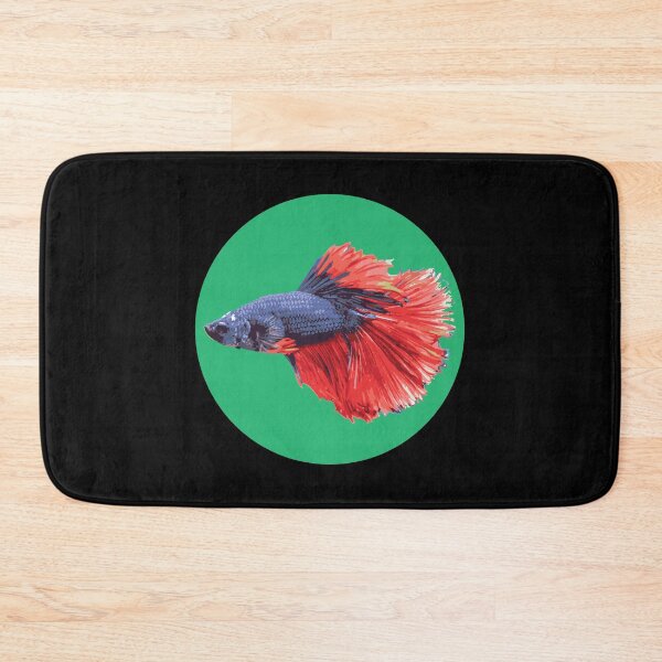 Item preview, Red/Blue Betta Illustration designed and sold by Corner-Distro.