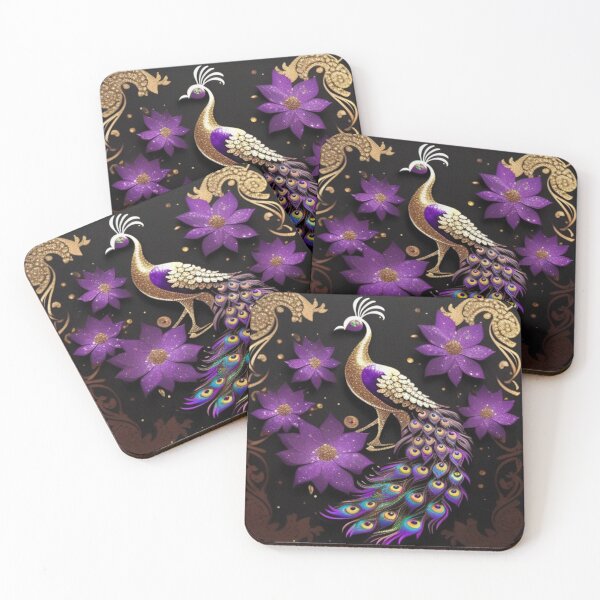 Item preview, Purple Peacock  designed and sold by Roxburylane.