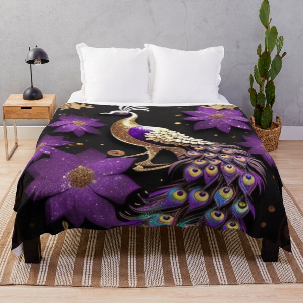 Item preview, Purple Peacock designed and sold by Roxburylane.