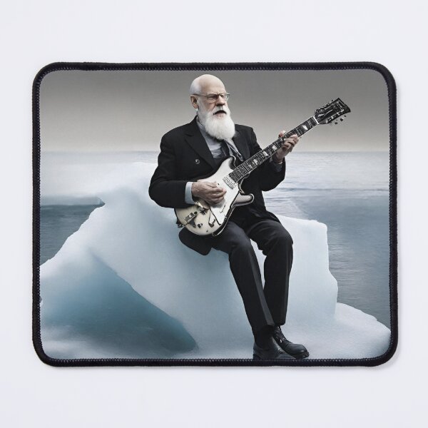 Item preview, Freud Playing Guitar on Iceberg designed and sold by theprof2021.