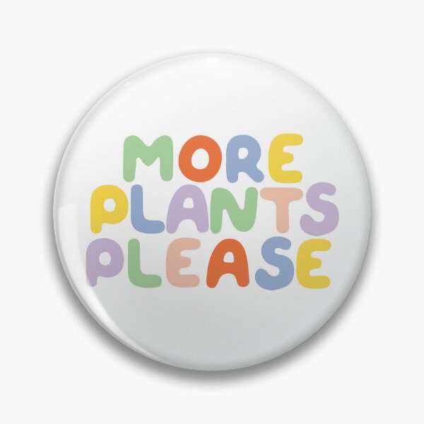 Item preview, More Plants Please Colorful Bubble Text designed and sold by elmma design.