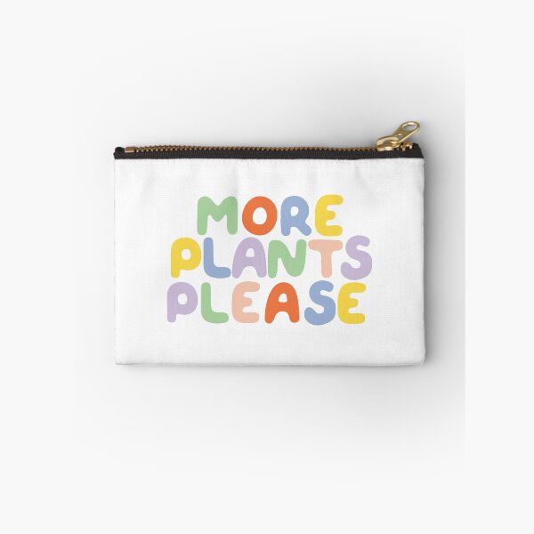Item preview, More Plants Please Colorful Bubble Text designed and sold by elmma design.