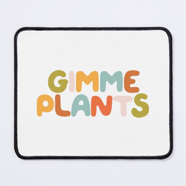 Item preview, Gimme Plants Colorful Bubble Text designed and sold by elmma design.
