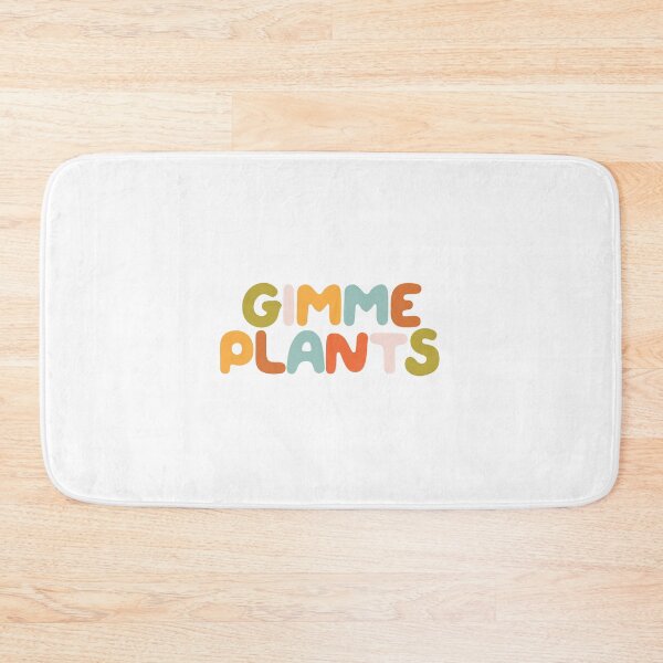 Item preview, Gimme Plants Colorful Bubble Text designed and sold by elmma design.