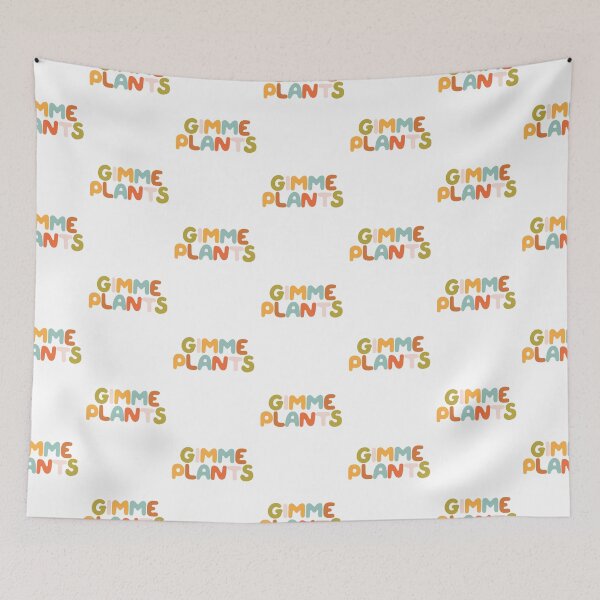 Item preview, Gimme Plants Colorful Bubble Text designed and sold by elmma design.