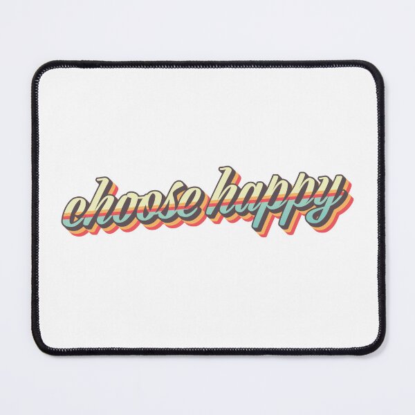 Item preview, Choose Happy Retro Quote designed and sold by elmma design.