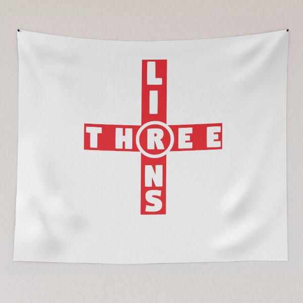 Item preview, Three Lions England Shirt designed and sold by theredteacup.