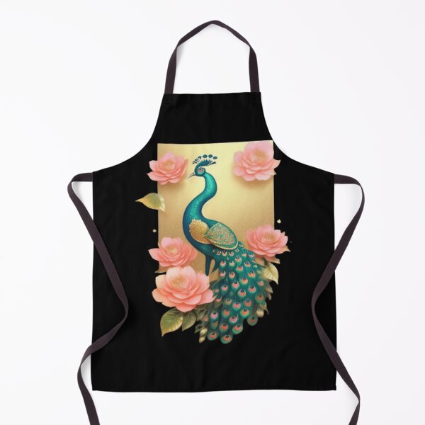 Item preview, Pink floral Peacock designed and sold by Roxburylane.