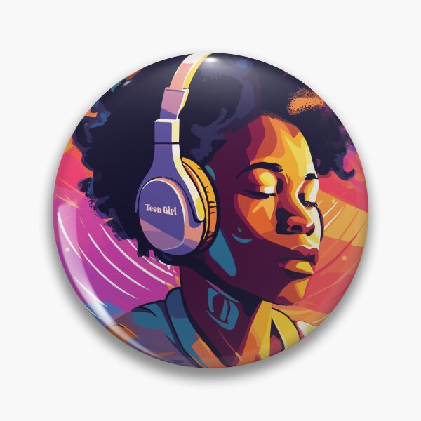 Item preview, Headphones and Chill - Teen Girl designed and sold by GutySign.