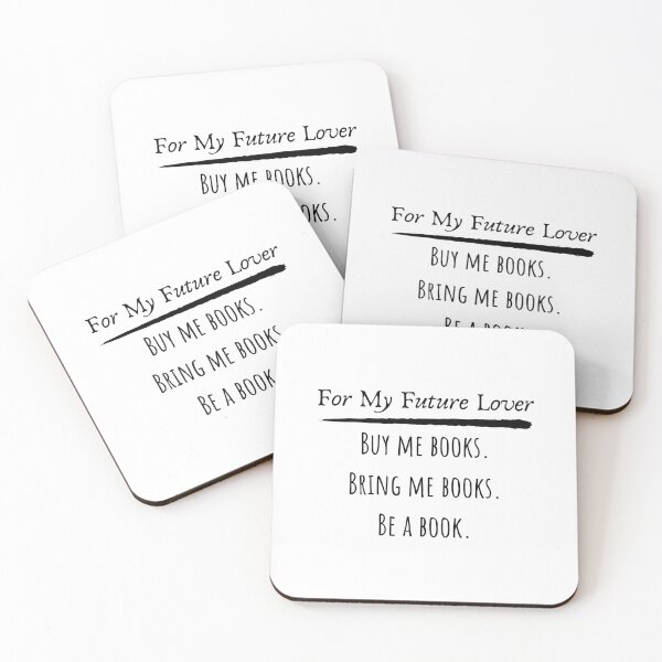 Item preview, Book Lover Quotes (For My Future Lover...) designed and sold by AJdodd.
