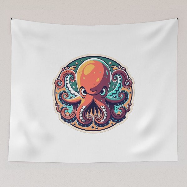 Item preview, Dumbo Octopus: Cute Marine Charm Design designed and sold by DiverseDoodles.