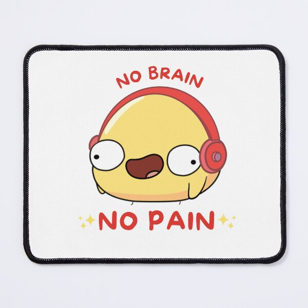 Item preview, No Brain No Pain :) designed and sold by SallymonellaCo.