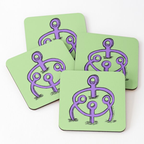 Item preview, Feminist Circle - Circle of Women (green and purple) designed and sold by Sue E. Armstrong.