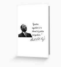 Martin Luther King Jr. Greeting Card
