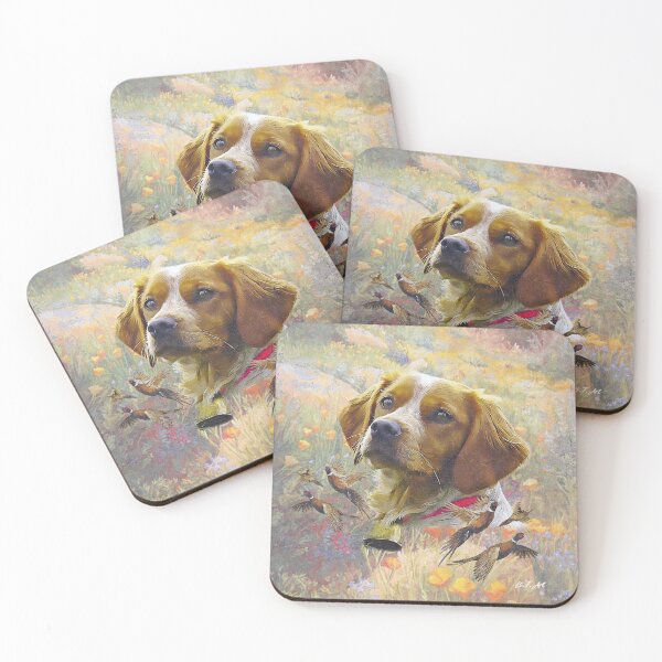 Item preview, Brittany Spaniel Art , Pheasant hunting designed and sold by TammyHunterArt.