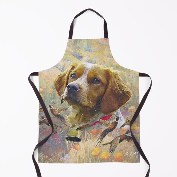 Item preview, Brittany Spaniel Art , Pheasant hunting designed and sold by TammyHunterArt.