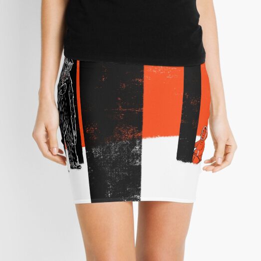 Squatch watch Mini Skirt