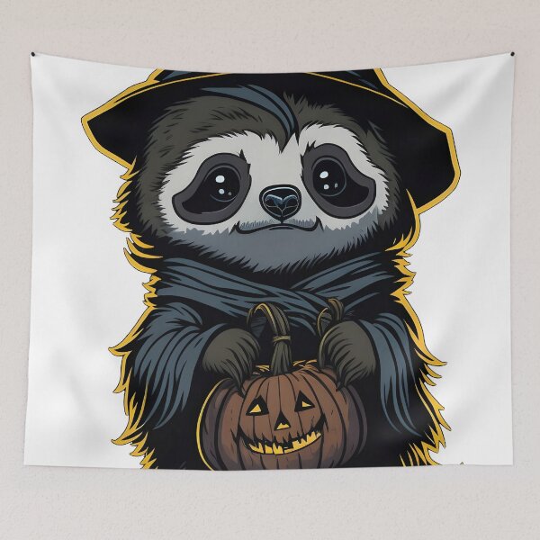 Item preview, Halloween sloth designed and sold by BearsAndSkulls.
