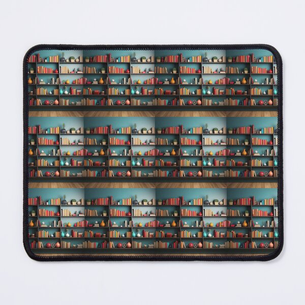 Item preview, Repeating bookshelf patterns  designed and sold by KornUHD.