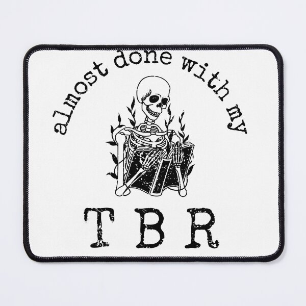 Item preview, Almost Done With My TBR Skeleton Halloween Reader designed and sold by kaysadilla23.