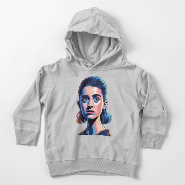 Nancy Wheeler Stranger Things Fan Art Toddler Pullover Hoodie