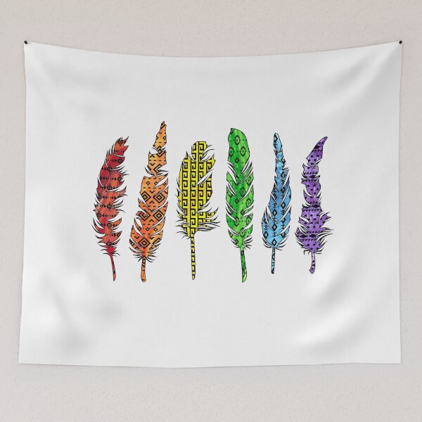 Item preview, Birds of a Feather: Aztec Rainbow designed and sold by Bethany Christensen.