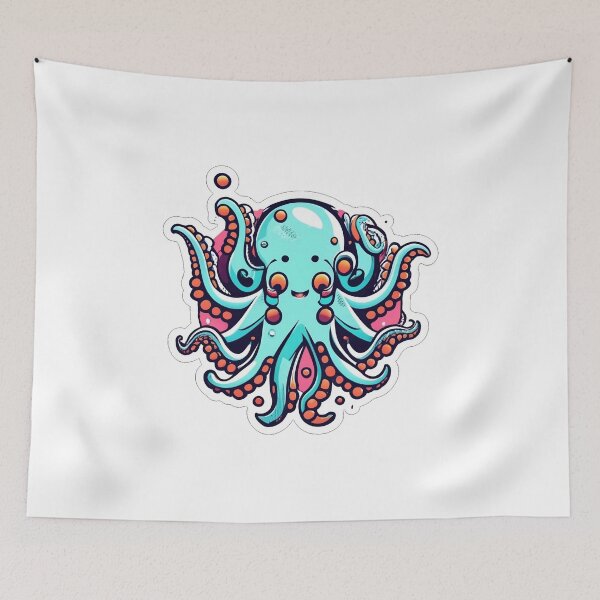 Item preview, Dumbo Octopus: Cute Marine Charm Design designed and sold by DiverseDoodles.
