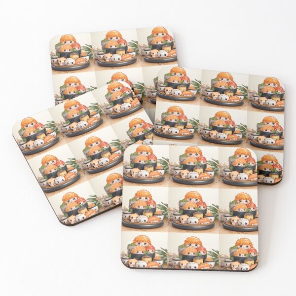Item preview, Kawaii sushi and chopsticks  designed and sold by KornUHD.