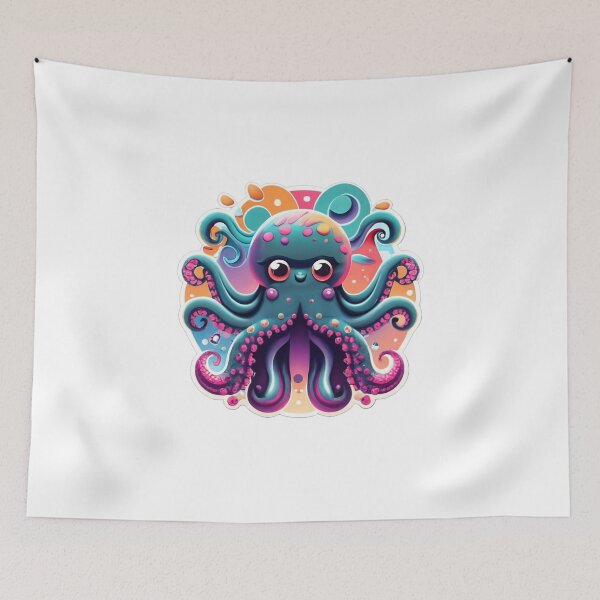 Item preview, Dumbo Octopus: Cute Marine Charm Design designed and sold by DiverseDoodles.