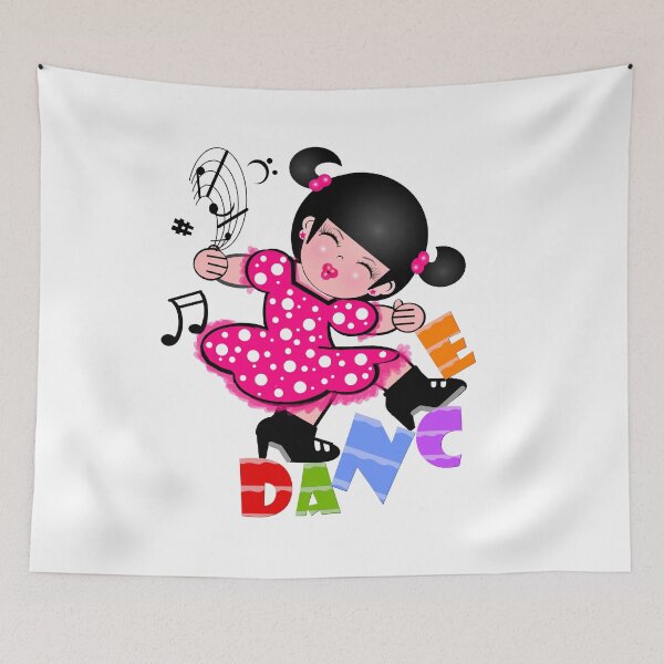 Item preview, Happy dancing girl  designed and sold by Shirley cute art .