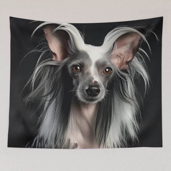 Item preview, Chinese Crested Dog 02 designed and sold by Elisabeth Lucas.