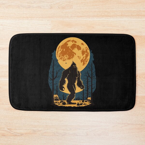Item preview, Bigfoot Retro Moon Halloween Sasquatch Cryptid Legend designed and sold by Peculiarts.