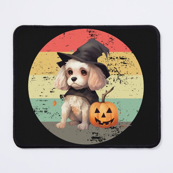 Aperçu de l'œuvre Chien rétro d'Halloween créée et vendue par Butterfliescorn.
