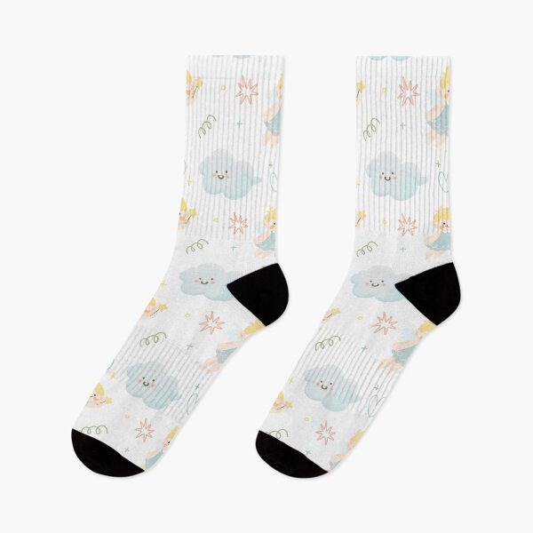 Item preview, kawaii Cute little angel watercolor pattern baby shower christmas festive designed and sold by TNwandesignart.