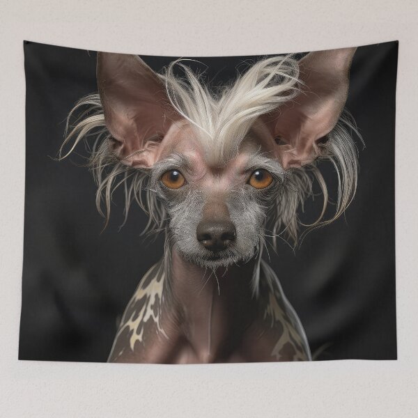 Item preview, Chinese Crested Dog 03 designed and sold by Elisabeth Lucas.