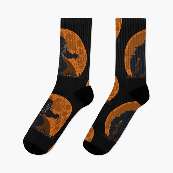 Item preview, Bigfoot Retro Moon Halloween Sasquatch designed and sold by Peculiarts.