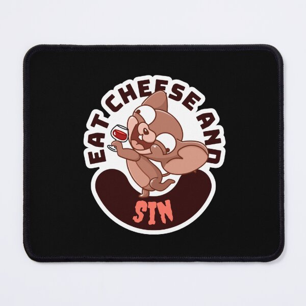 Item preview, Eat Cheese and Sin ;) designed and sold by SallymonellaCo.