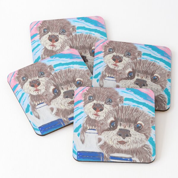 Item preview, Otters tea party  designed and sold by Kiruthikaarts.
