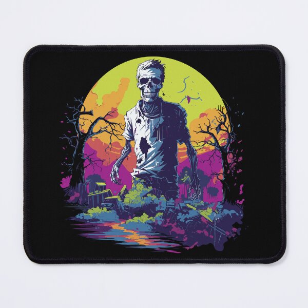 Item preview, Halloween Zombie Under the Full Moon - Halloween Cemetery Horror designed and sold by BNCH44.